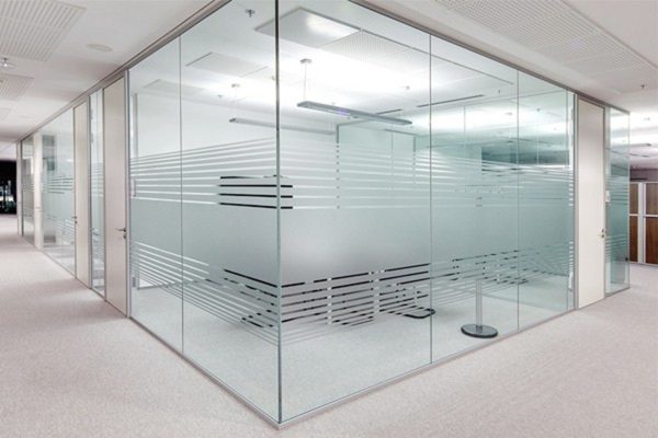 Model 6: Office space is more optimized with aluminum glass partitions.