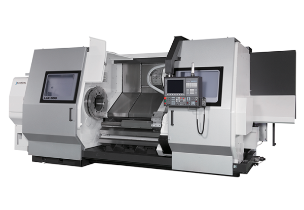 CNC lathe in machining